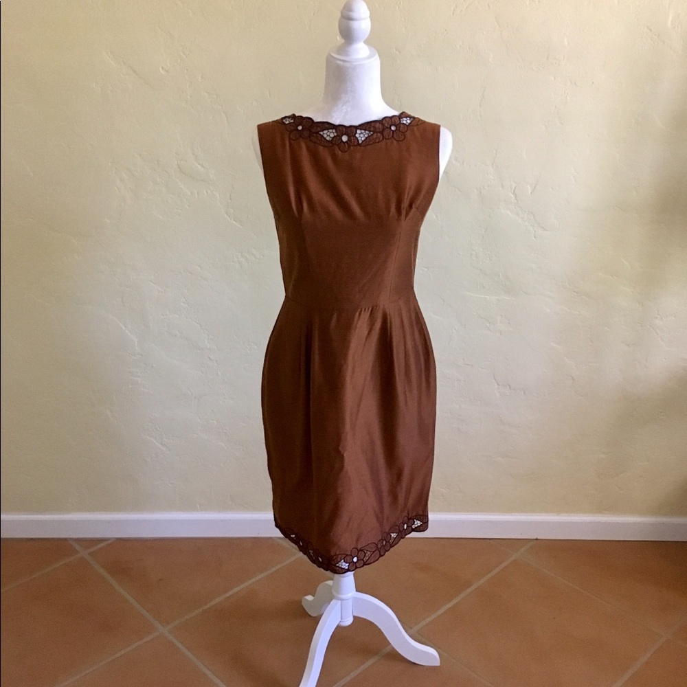 [VTG] Bronze Sheath Dress